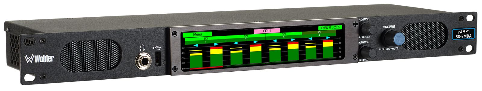 eAMP1-S8-2MDA — angled view