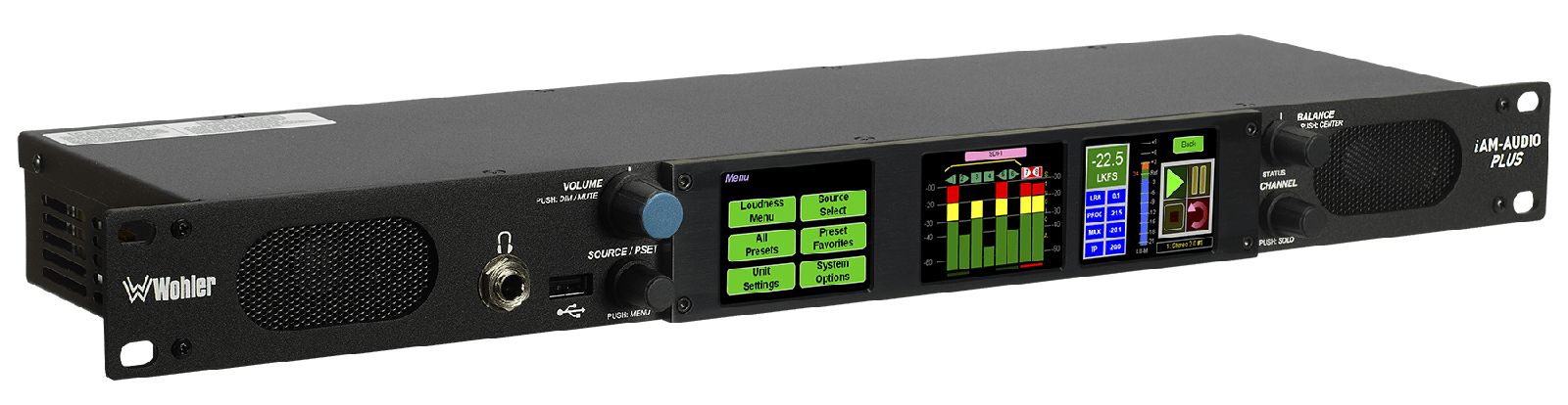 iAM-AUDIO-1+ — angled view