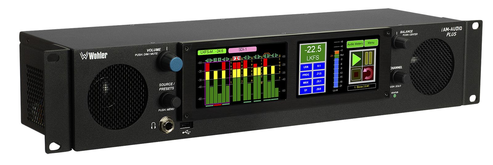 iAM-AUDIO-2+ — angled view