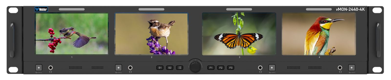 vMON-2440-4K — front panel
