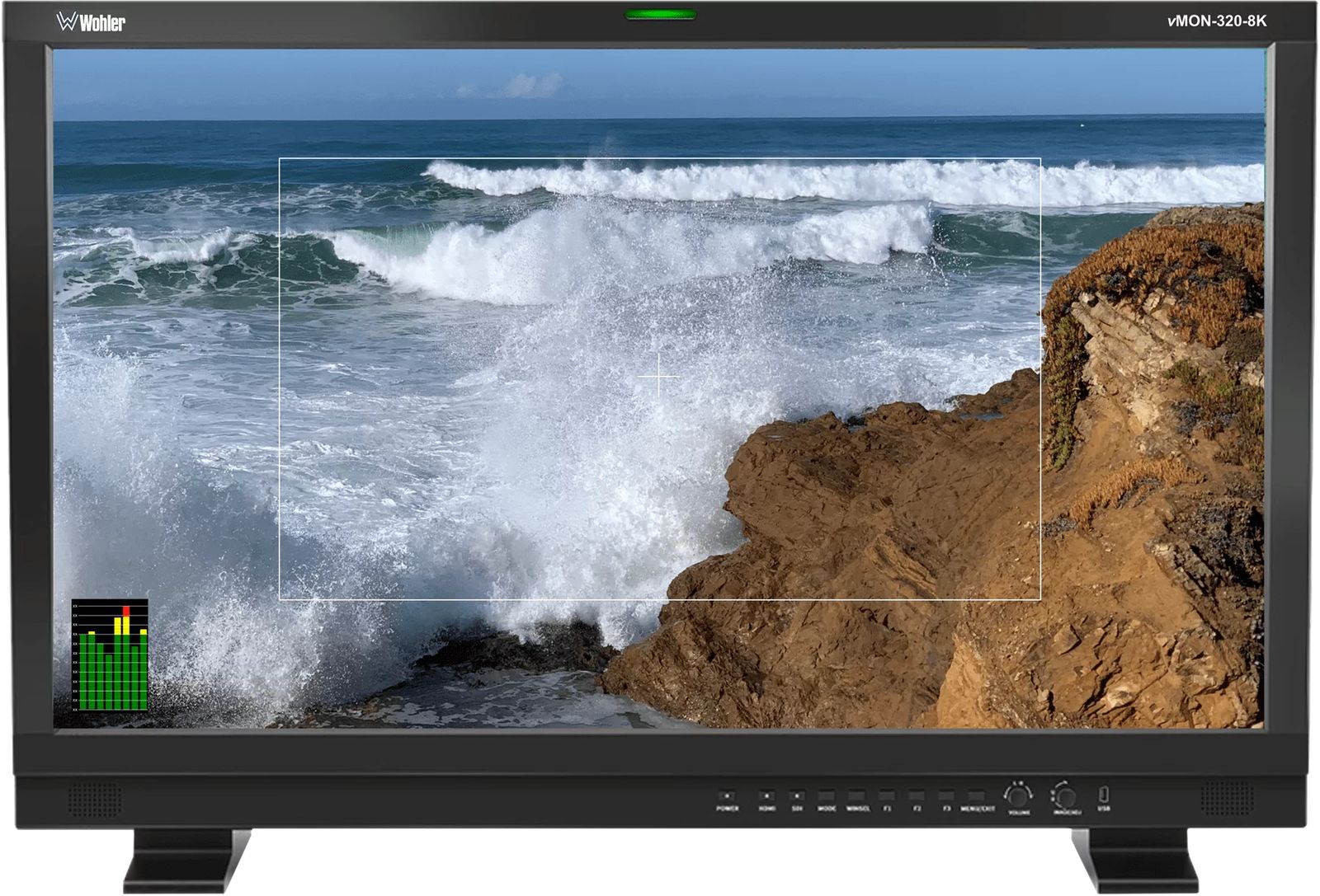 vMON-320-8K — front panel
